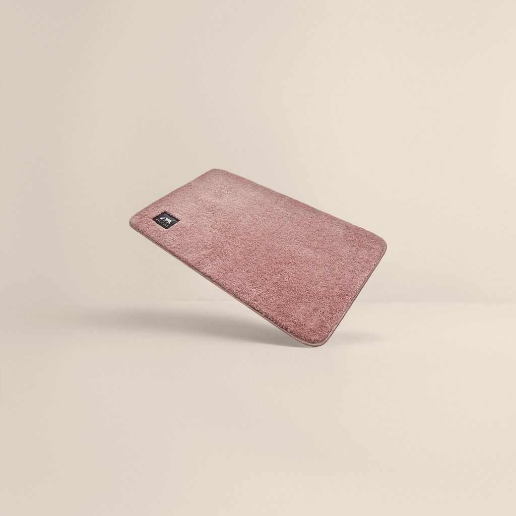 Pink plush floor mat for bedroom, living room and home use, anti-slip, thickened, warm and comfortable underfoot Application Scenario