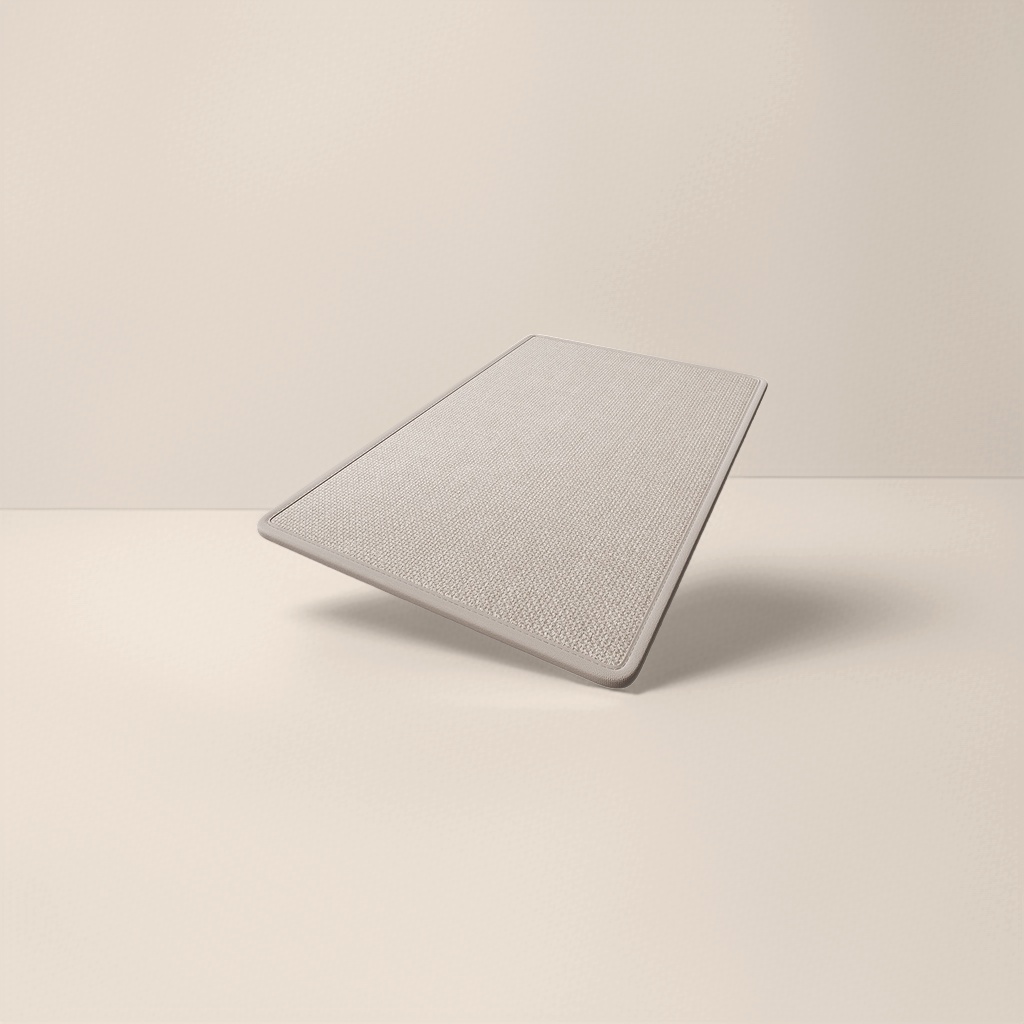 Beige woven anti-slip mat for bathroom, kitchen and household use, thickened, wear-resistant and absorbent Application Scenario
