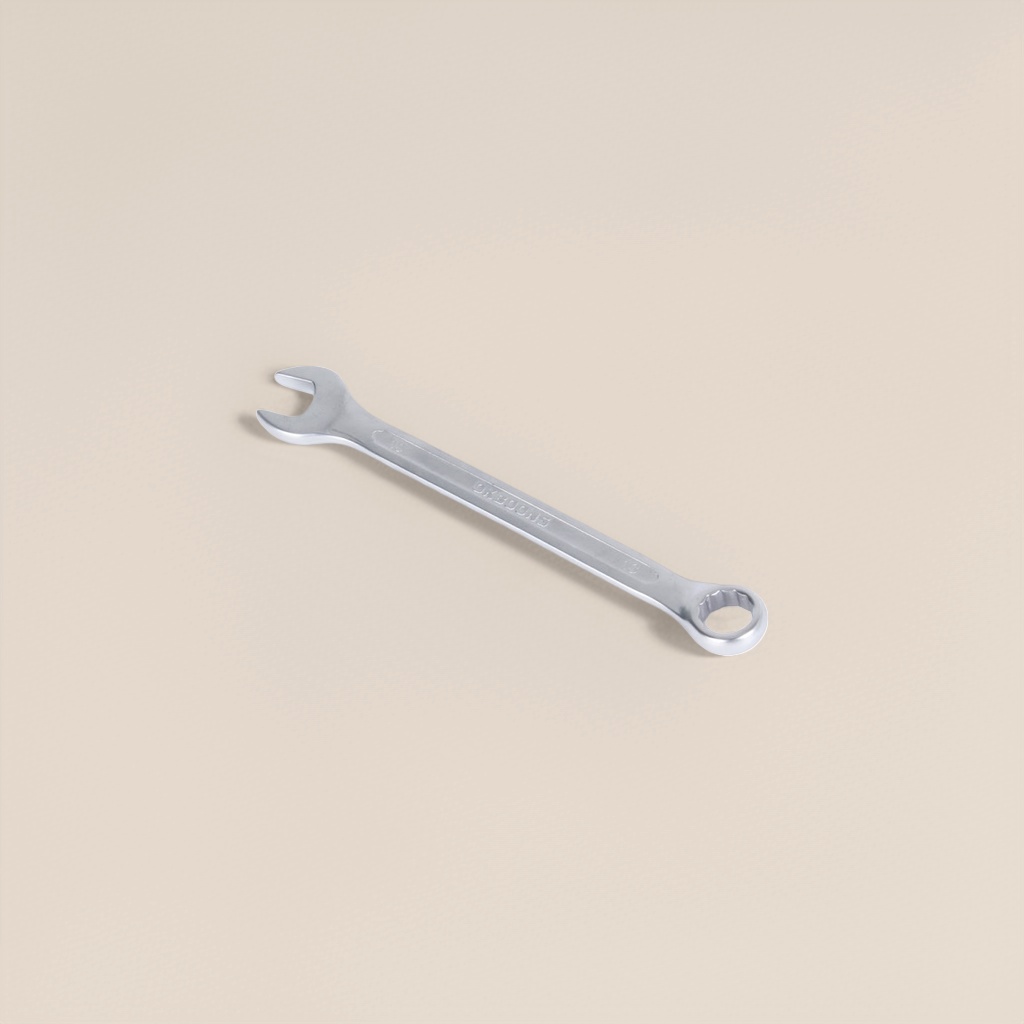 Silver open-end wrench 6-19mm double-head adjustable wrench tool set accessories details Picture