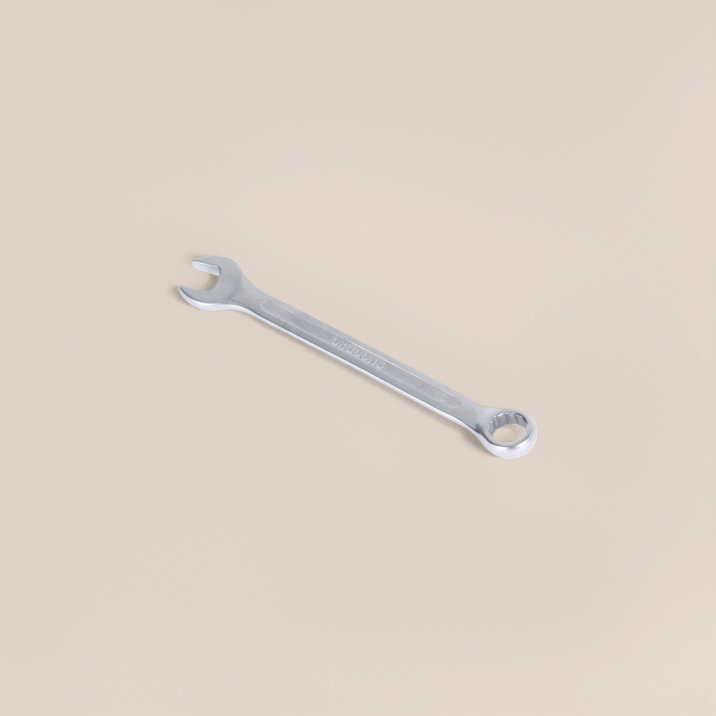 Silver open-end wrench 6-19mm double-head adjustable wrench tool set accessories