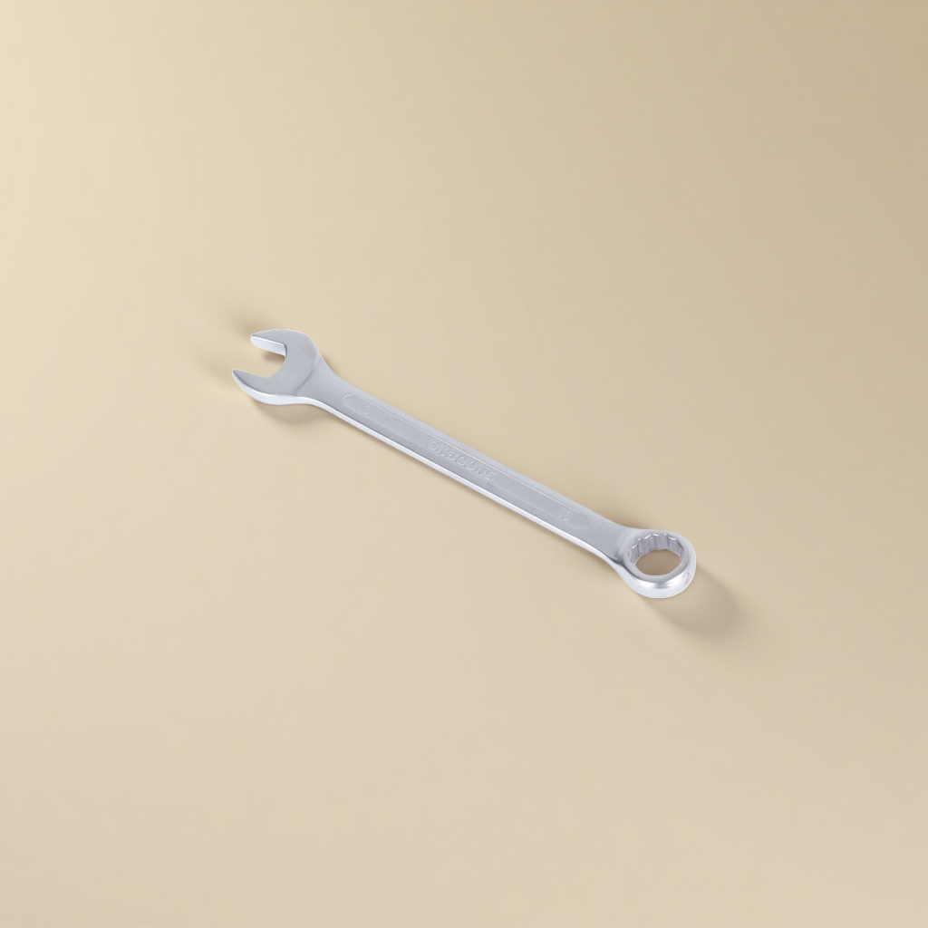 银色开口扳手 8-14mm 双头活动扳手五金工具 Specification image