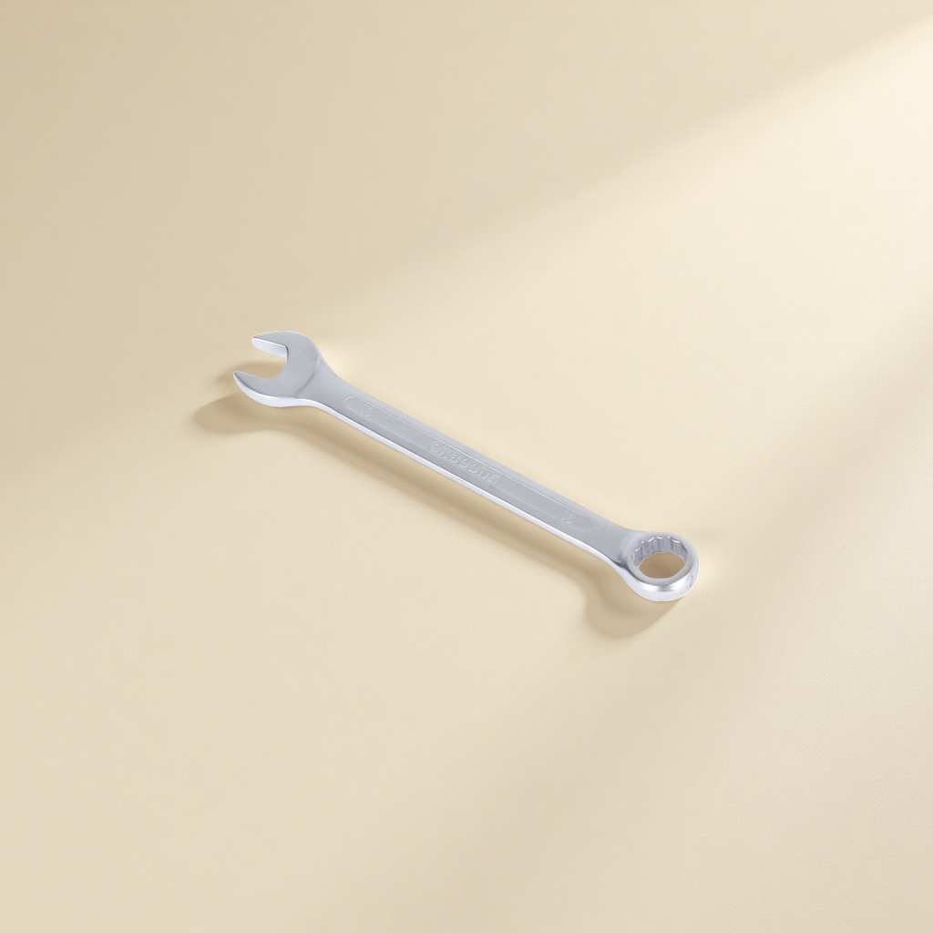 银色开口扳手 8-14mm 双头活动扳手五金工具 details Picture