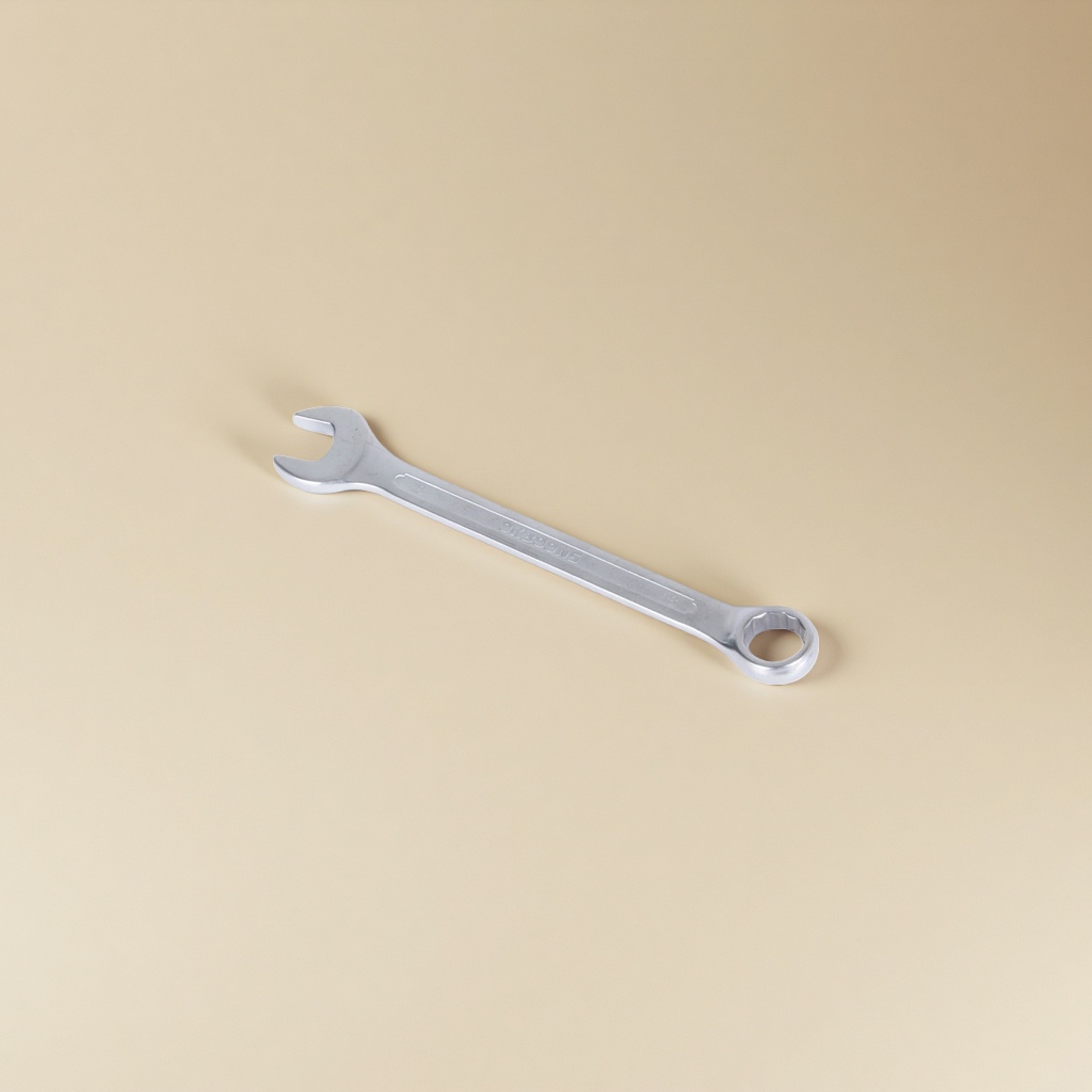 Silver open-end wrench 8-10mm double-head adjustable wrench tool set commonly used