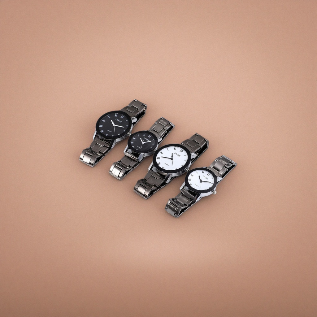 Metal strap watches for men and women, quartz watches, simple, fashionable, versatile, light luxury, business and casual details Picture