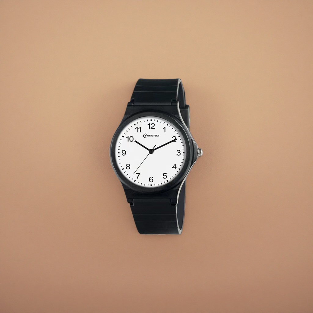 المبسط الأسود هو ساعة الرجال رجال الأعمال الجلدية مع شريط كوارتز Specification image