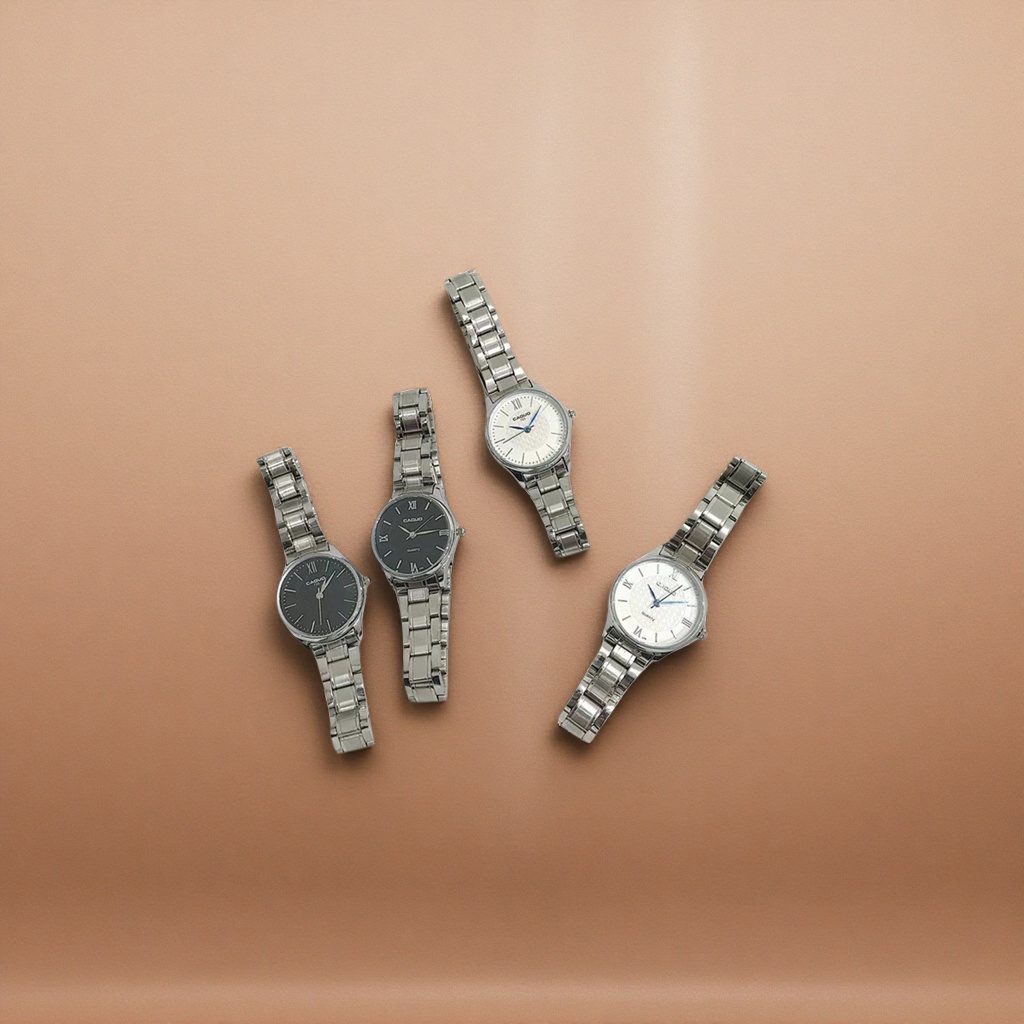 The silver metal strap watch set is compatible with multiple brand watches and is universal and adjustable Application Scenario