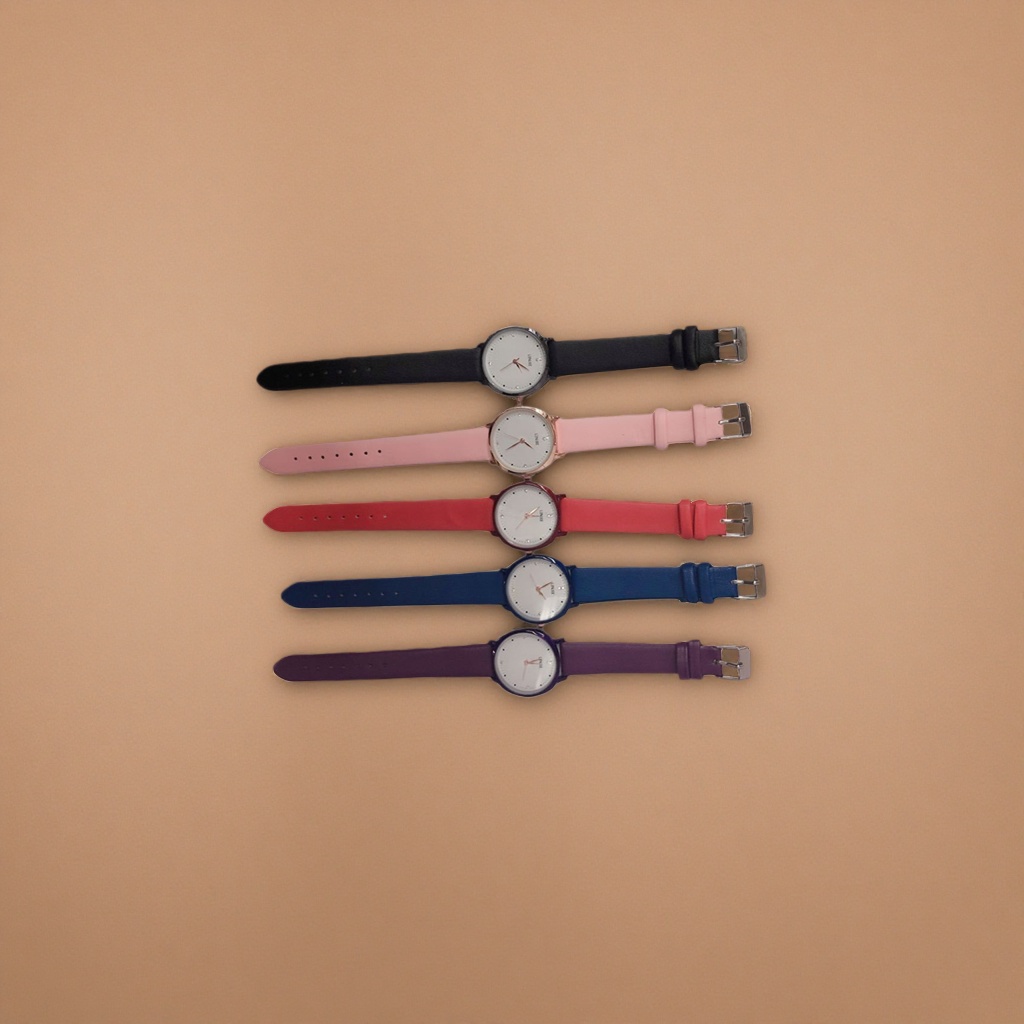 Five colorful strap watches, fashionable and simple, unisex with interchangeable straps Application Scenario