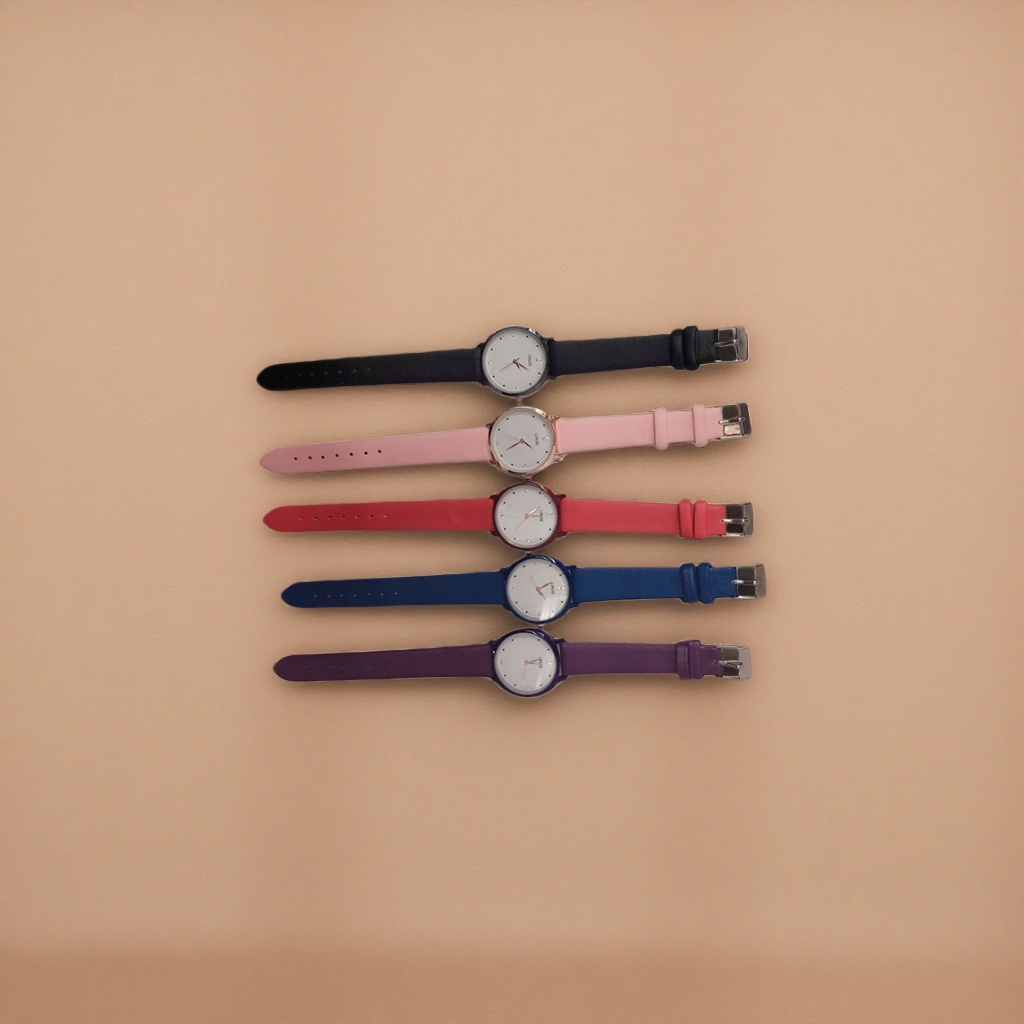 Five colorful strap watches, fashionable and simple, unisex with interchangeable straps details Picture