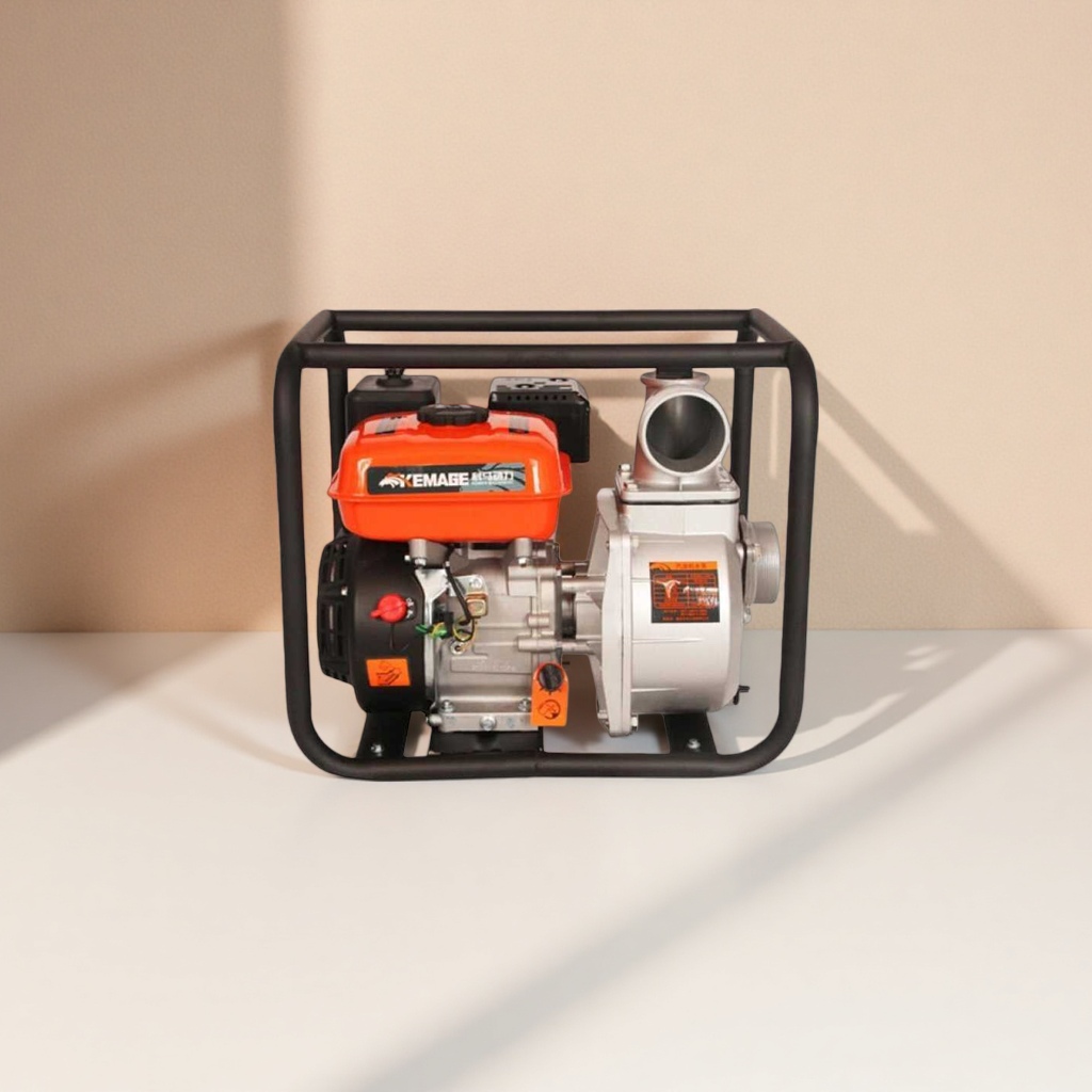 The orange engine water pump unit is industrial-grade, high-temperature resistant, waterproof and rust-proof Application Scenario