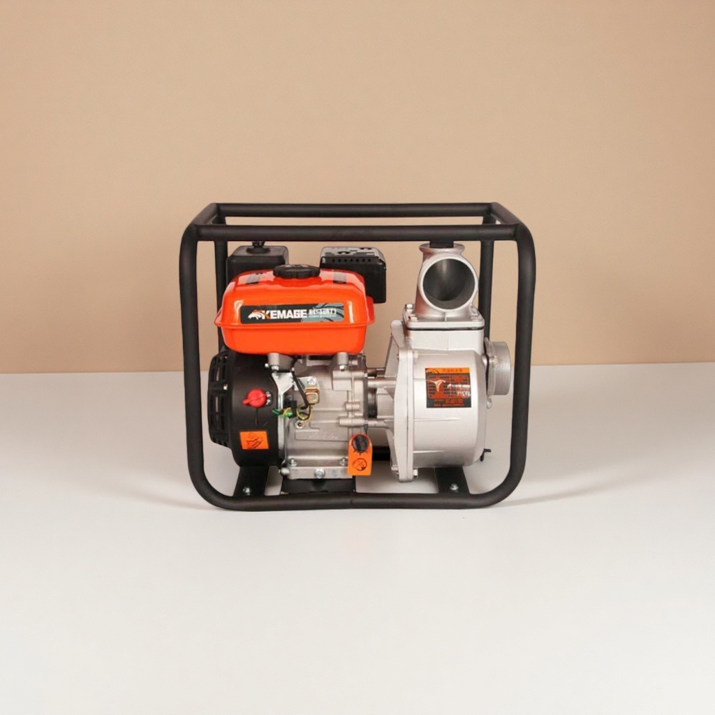 The orange engine water pump unit is industrial-grade, high-temperature resistant, waterproof and rust-proof Specification image