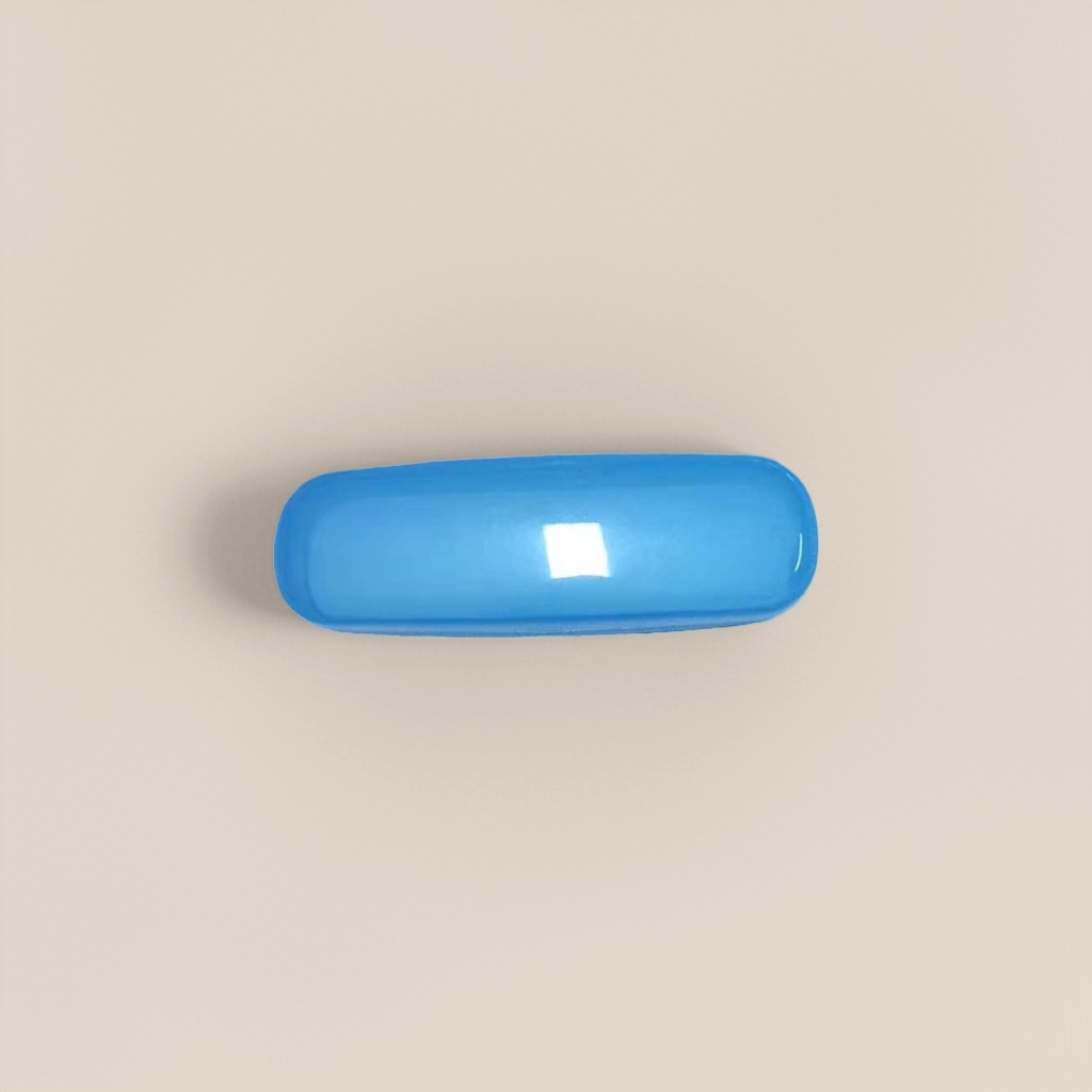 Blue glasses case, simple and portable, soft-shell scratch-resistant glasses case, single-lens storage box Application Scenario
