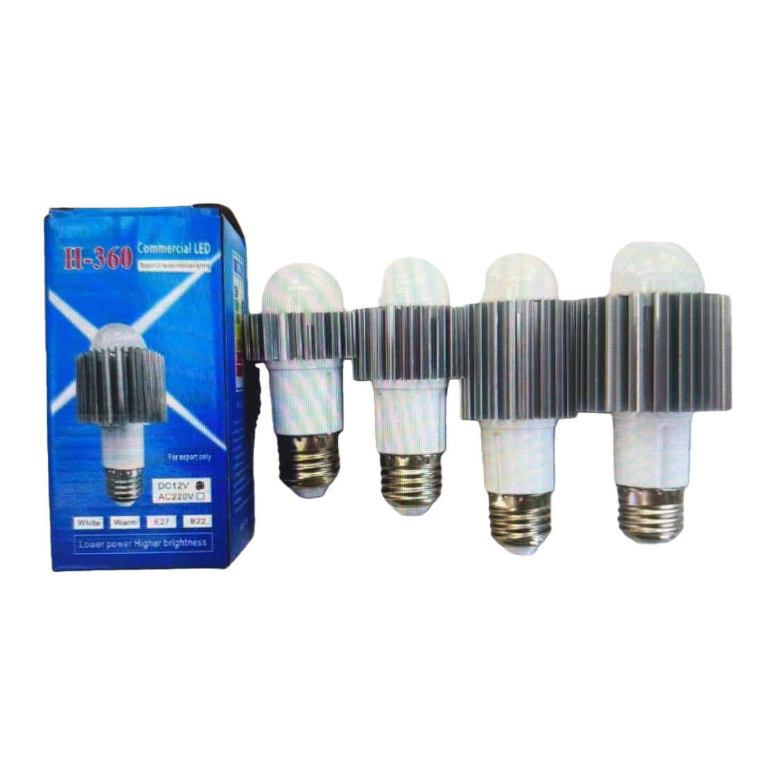 White LED bulb household energy-saving lighting E27 screw bulb 4W 220V Item Picture