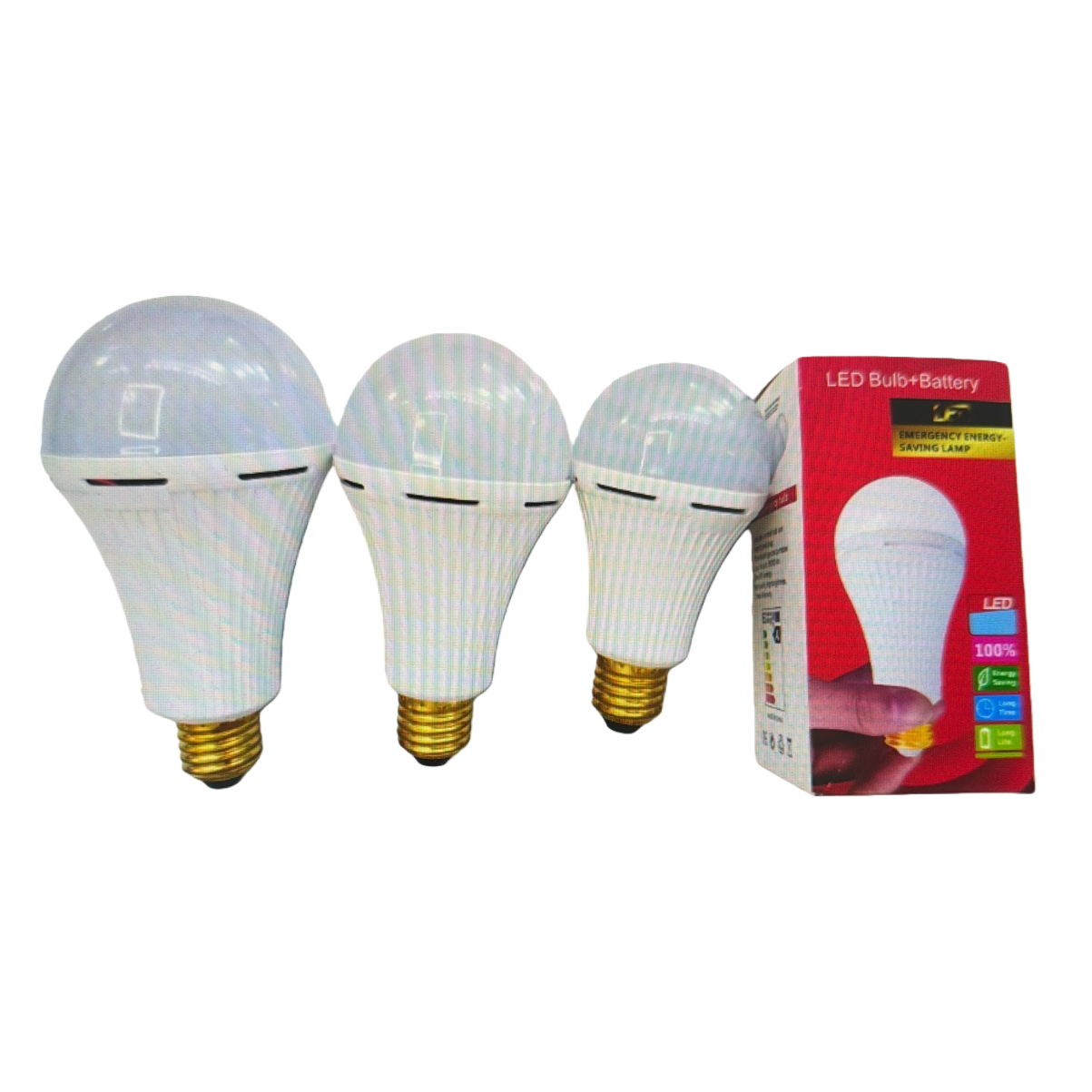 The white LED emergency bulb is a household rechargeable type that automatically lights up 3W when power is off Item Picture