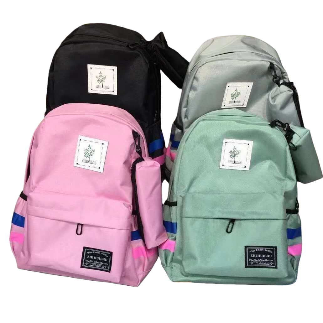Colorful backpack, fashionable student commuting, large-capacity, lightweight and wear-resistant travel backpack Item Picture