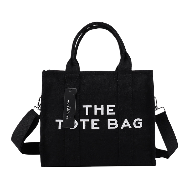 黑色THE TOTE BAG托特包双提手可拆卸肩带品牌标签 Item Picture