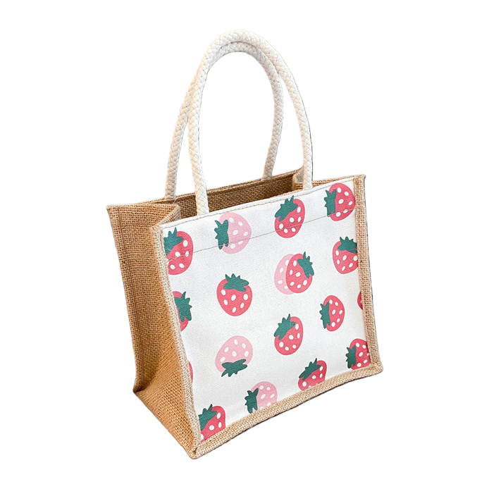 Strawberry-patterned handbag is a fashionable and versatile single-shoulder crossbody bag for women Item Picture