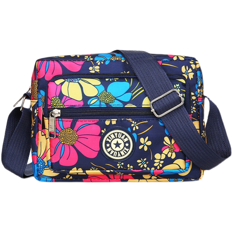 Colorful floral pattern crossbody bag, a fashionable, versatile and lightweight single-shoulder bag for women Item Picture