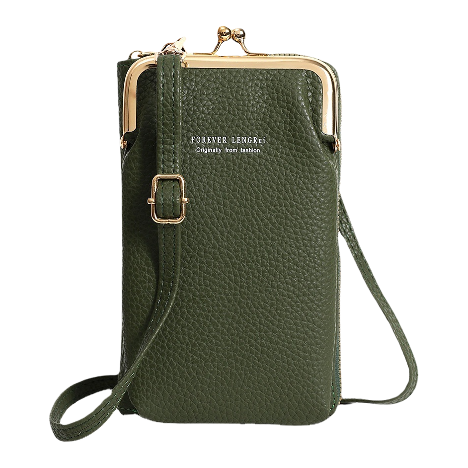 The green texture mobile phone case is fashionable, simple, scratch-resistant, wear-resistant, lightweight and portable Item Picture