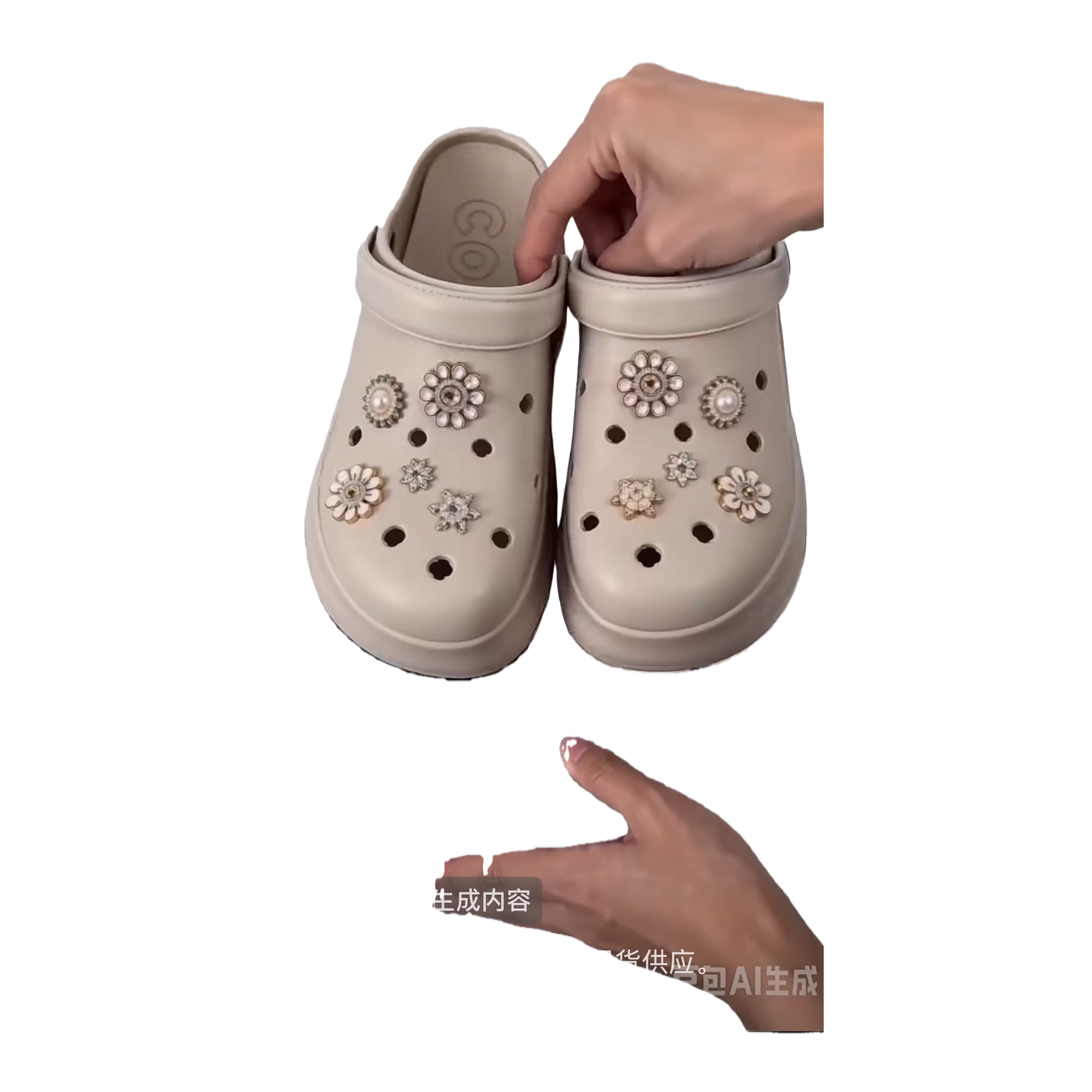 احذية كهف البيج، حذاء الصيف الصيف Item Picture
