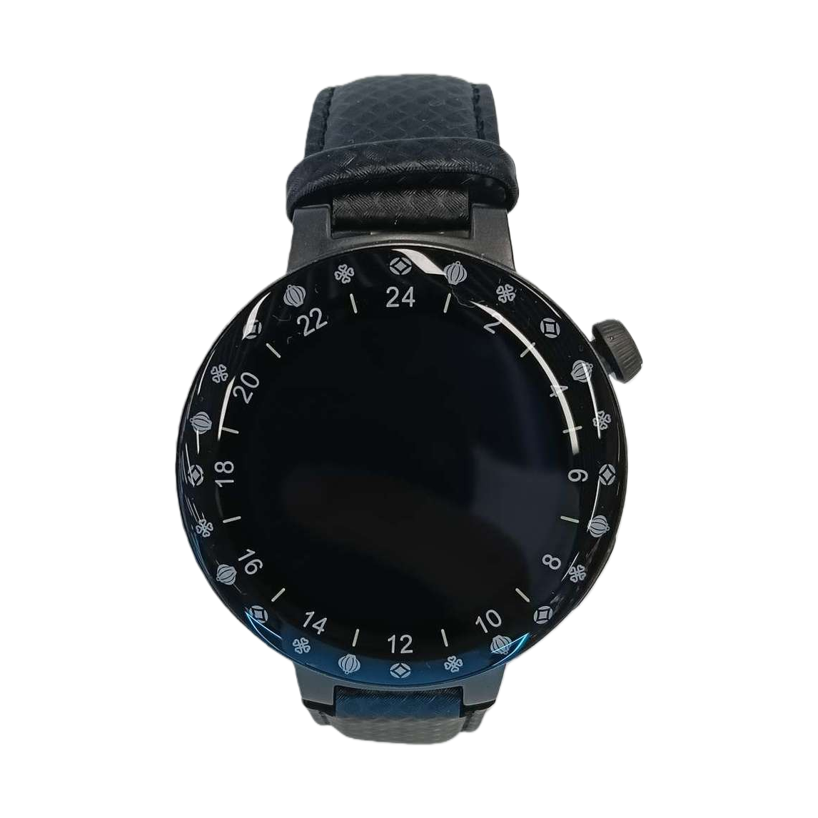 Black strap smartwatch for men, heart rate monitoring during exercise, waterproof, Bluetooth call Item Picture