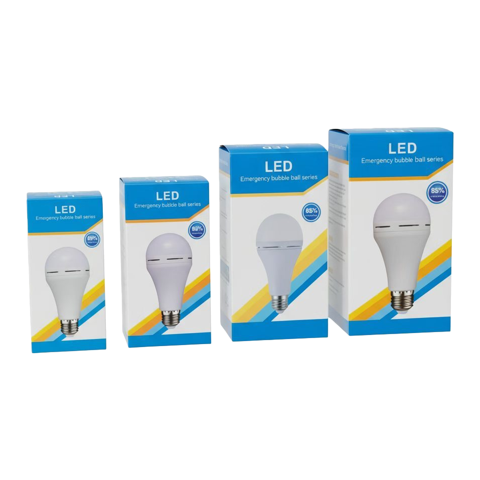 White LED emergency bulb lamp for household power outage backup lighting, 3W rechargeable Item Picture