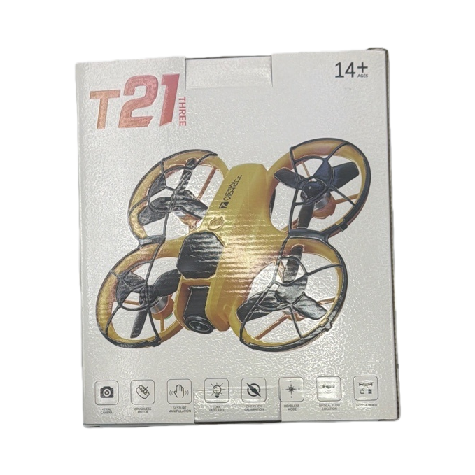 علبة أغلفة بيضاء، طائرات بدون طيار صفراء Item Picture