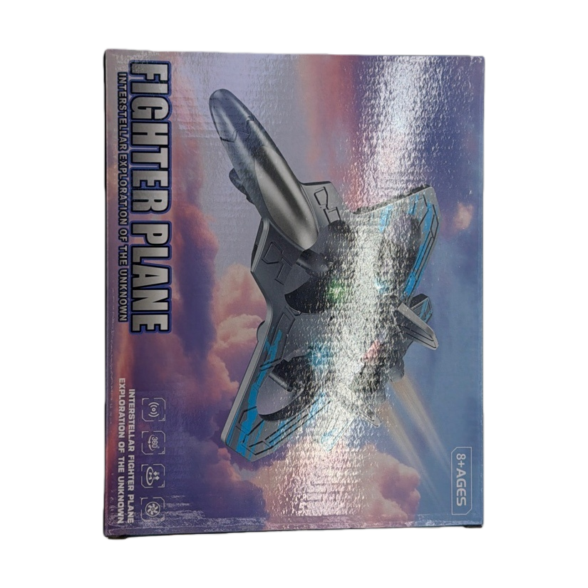 Colorful packaging box fighter jet toy simulation alloy model children's educational toy Item Picture