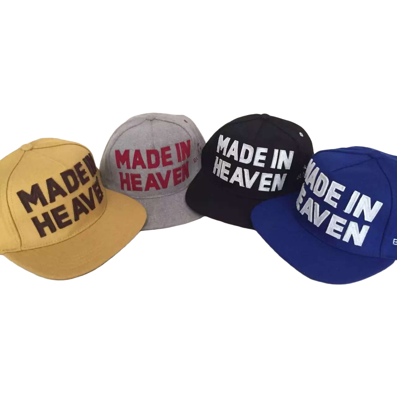 Four-color MADE IN HEAVEN baseball cap, unisex pure cotton breathable casual cap Item Picture