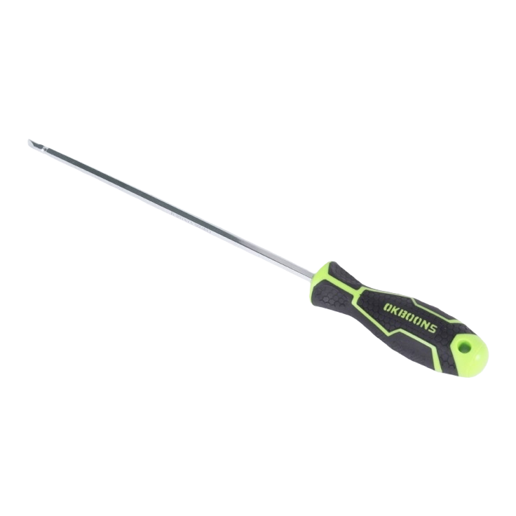 Black and green striped handle screwdriver multi-functional household precision bit set Item Picture