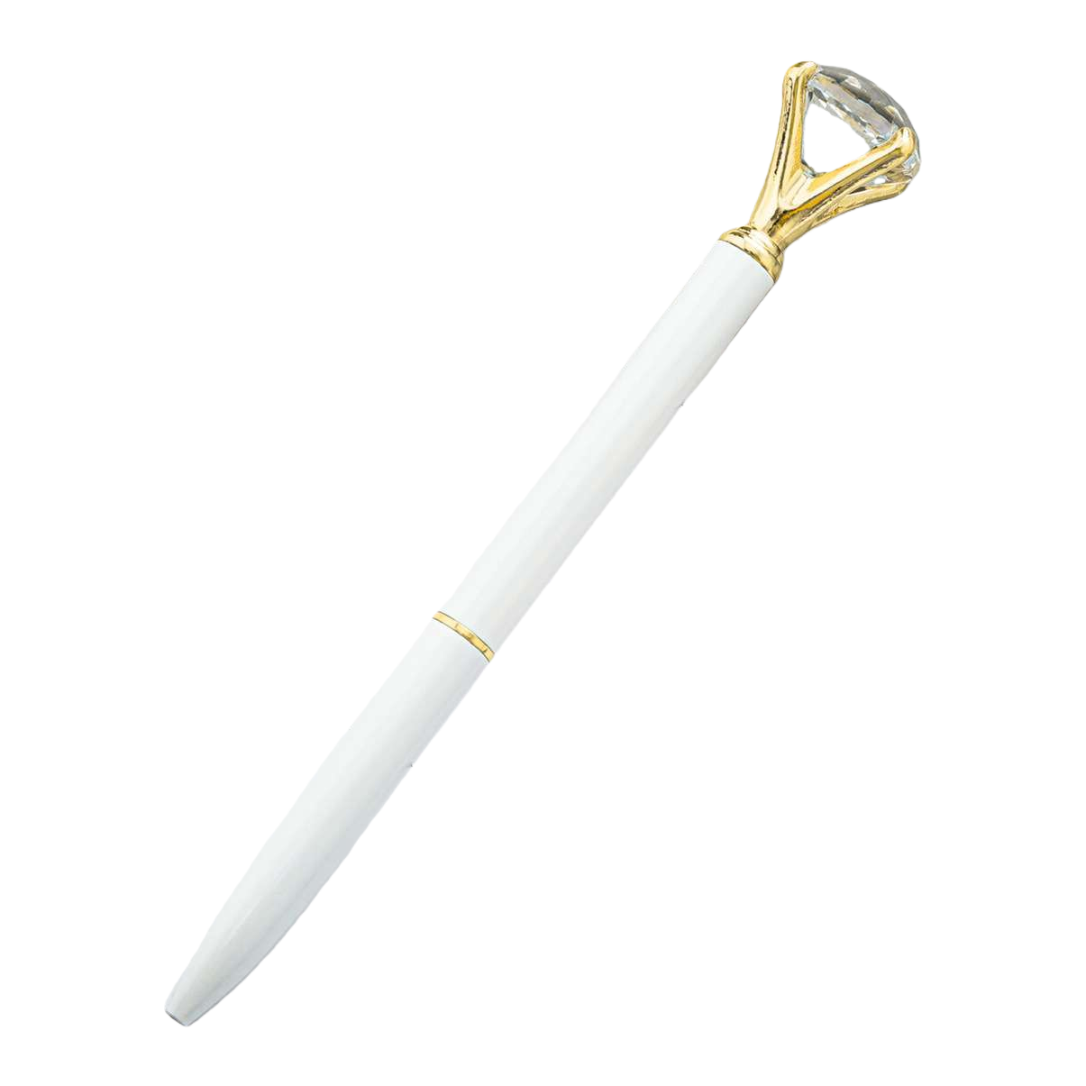 Белая ручка с золотой отделкой Item Picture