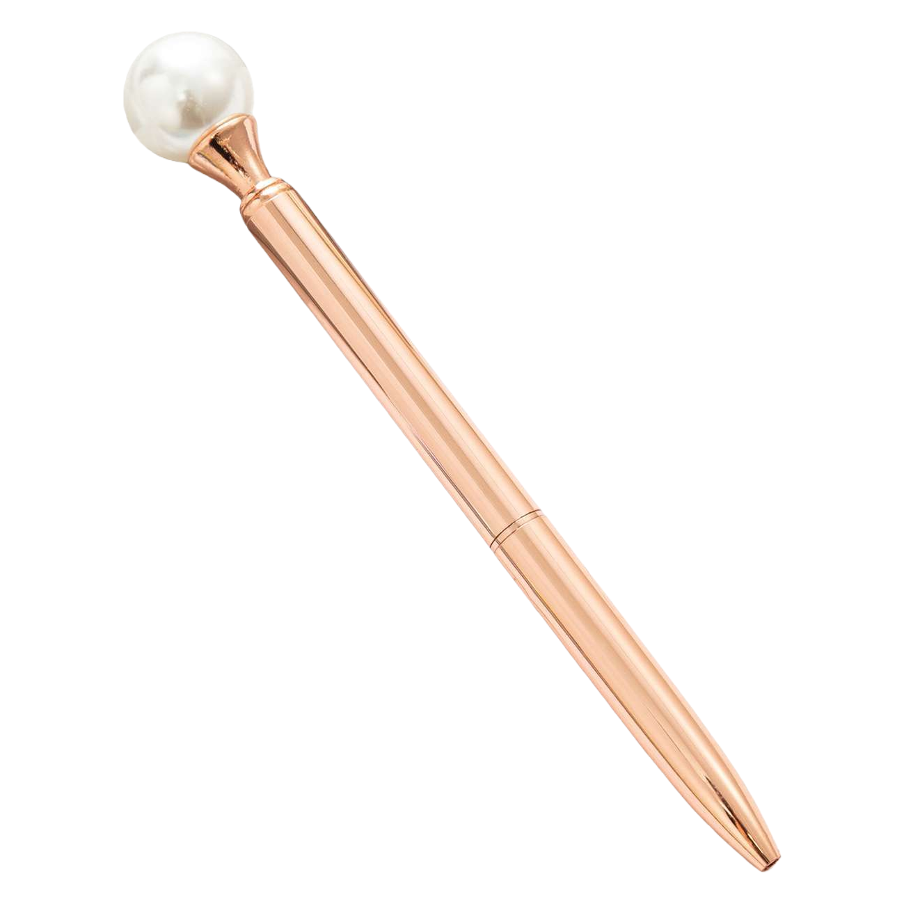 قلم ذهبي مزود بقلم من اللؤلؤ Item Picture