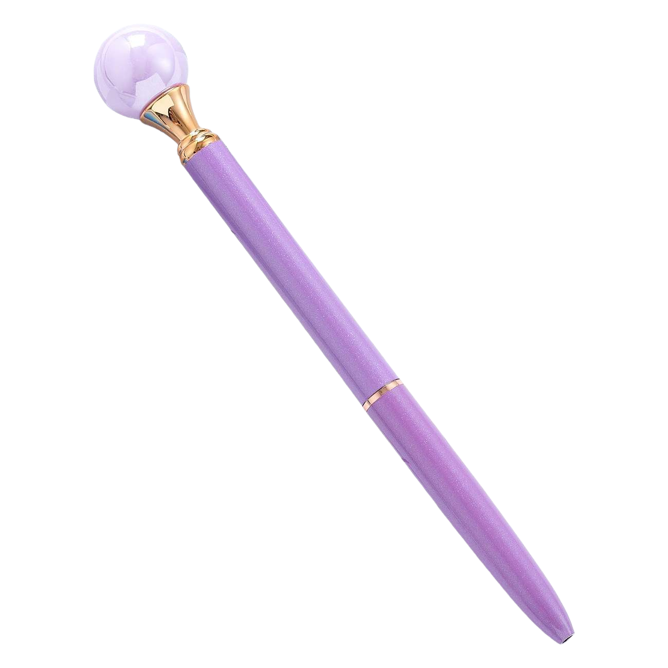 القلم الأرجواني مزخرف بالذهب Item Picture