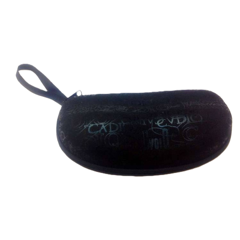علبة نظارات سوداء، علب نظارات محمولة ذات غلاف ناعم Item Picture