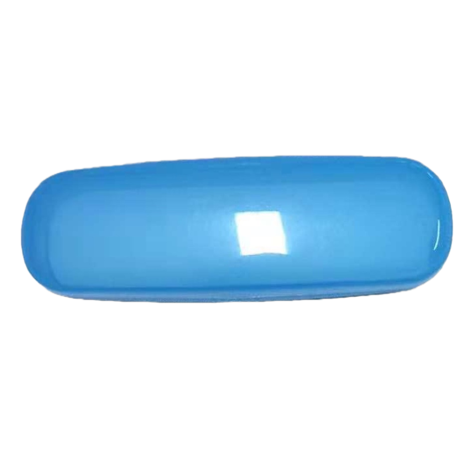 Blue glasses case, simple and portable, soft-shell scratch-resistant glasses case, single-lens storage box Item Picture