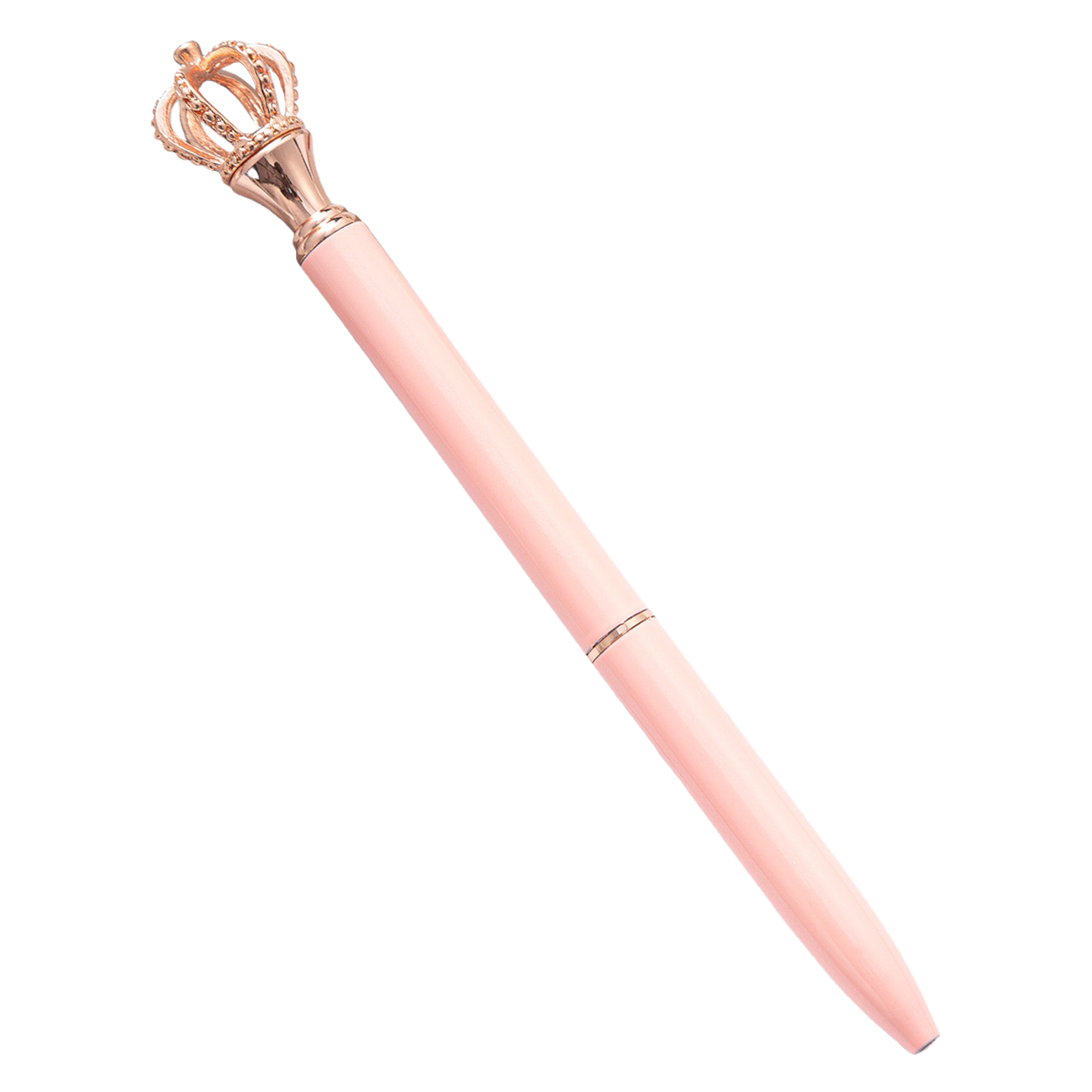 The pink crown creative signature pen for student office writing is smooth and quick to dry Item Picture
