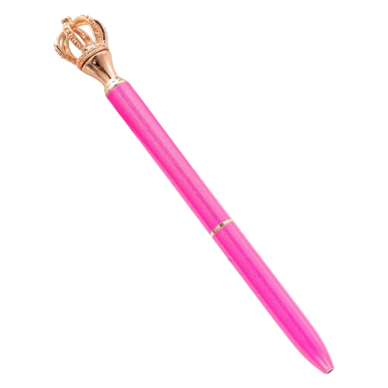 Pink crown creative gel pen, student office writing smooth and quick-drying signature pen Item Picture