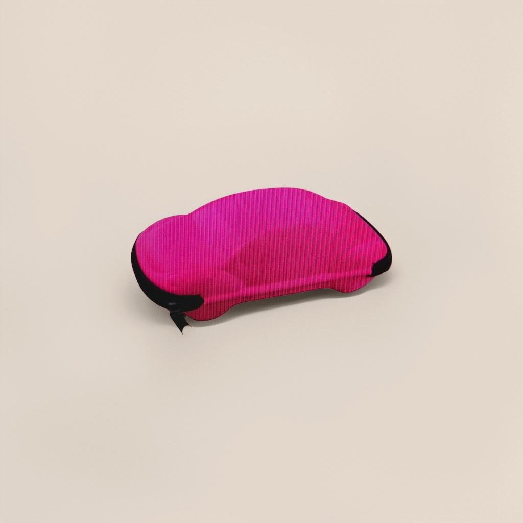 Pink oval-shaped decorative items for home soft furnishings, creative living room and bedroom desktop storage boxes details Picture