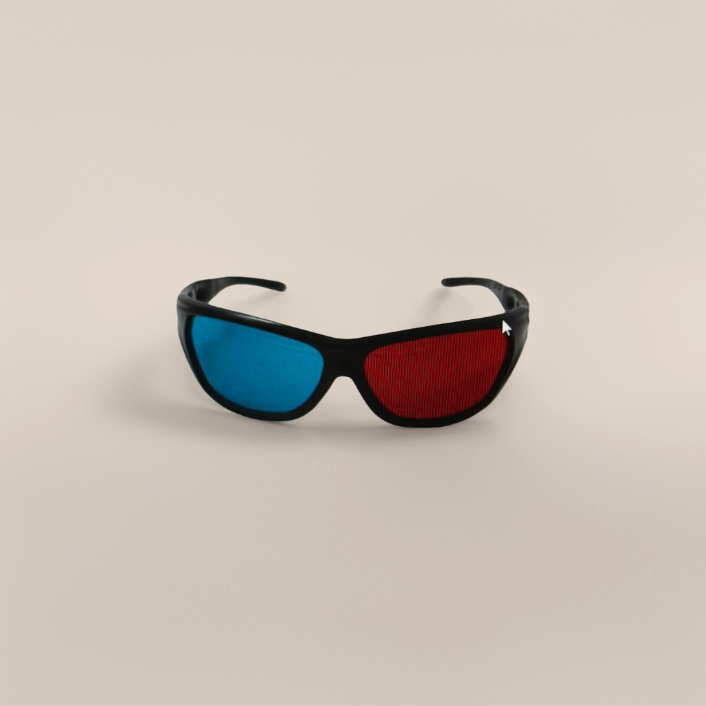 Красные, синие 3D очки для общего просмотра в доме кинотеатра Specification image