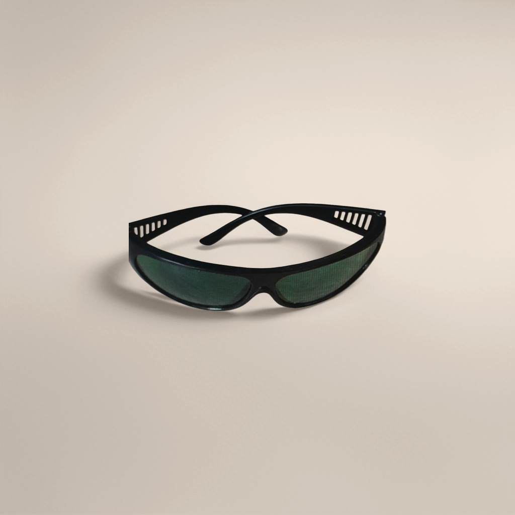 Black anti-blue light myopia compatible goggles with adjustable nose pads for comfortable wearing details Picture