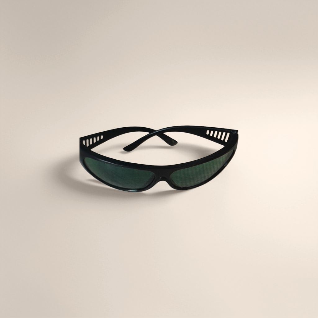 Black anti-blue light myopia compatible goggles with adjustable nose pads for comfortable wearing Specification image