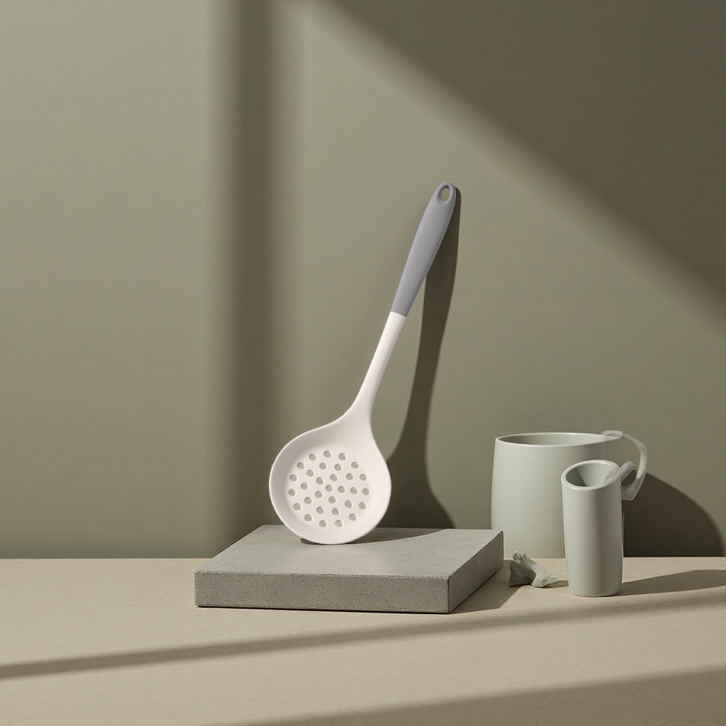 White silicone water strainer, a kitchen water draining wonder, high-temperature resistant food-grade household filter screen Specification image