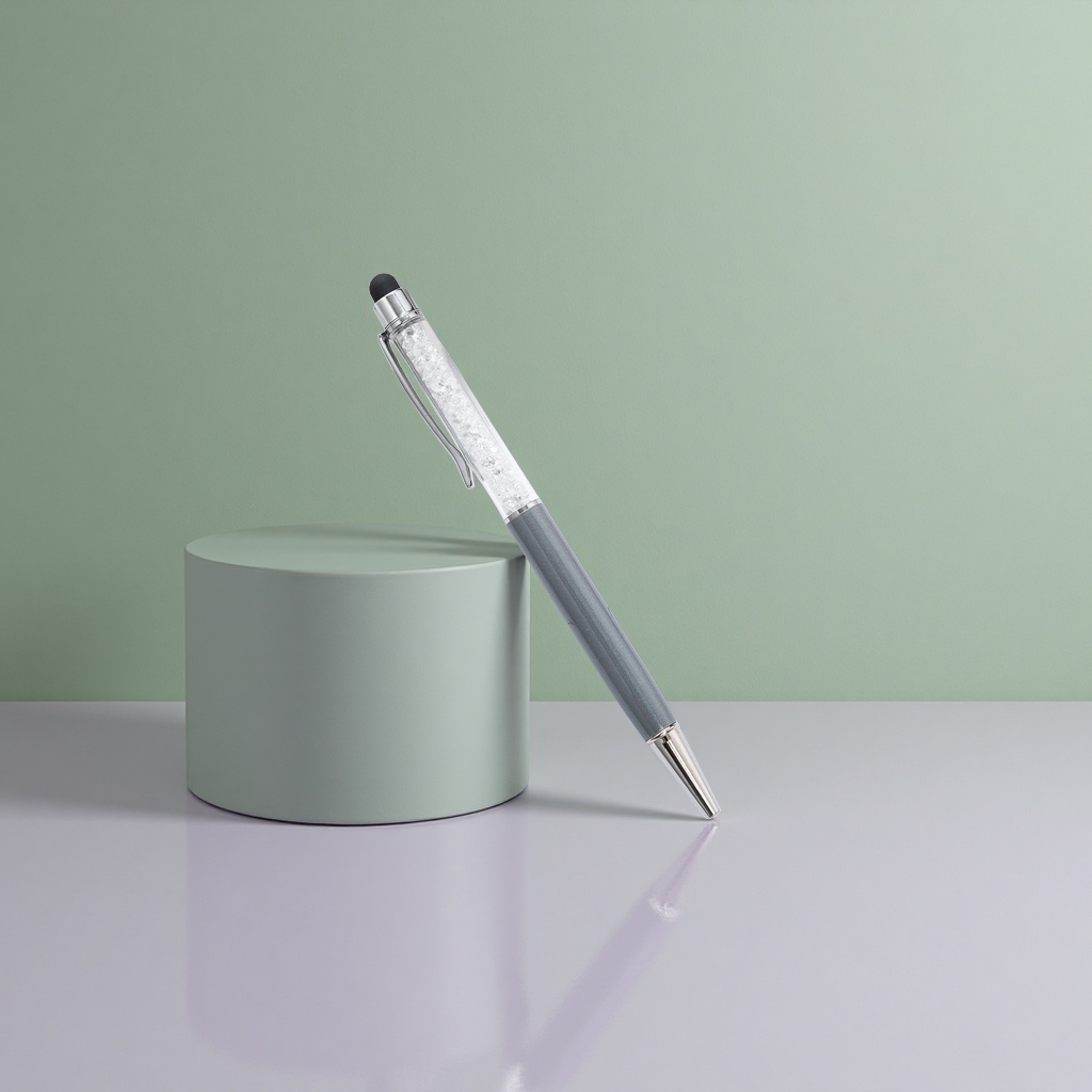 The grey crystal pen is a fashionable and simple office writing tool Application Scenario