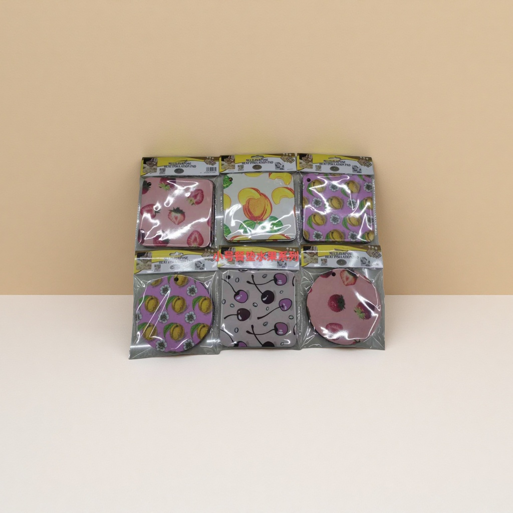 Colorful fruit-patterned silicone heat insulation pads, heat-resistant table MATS, kitchenware Application Scenario