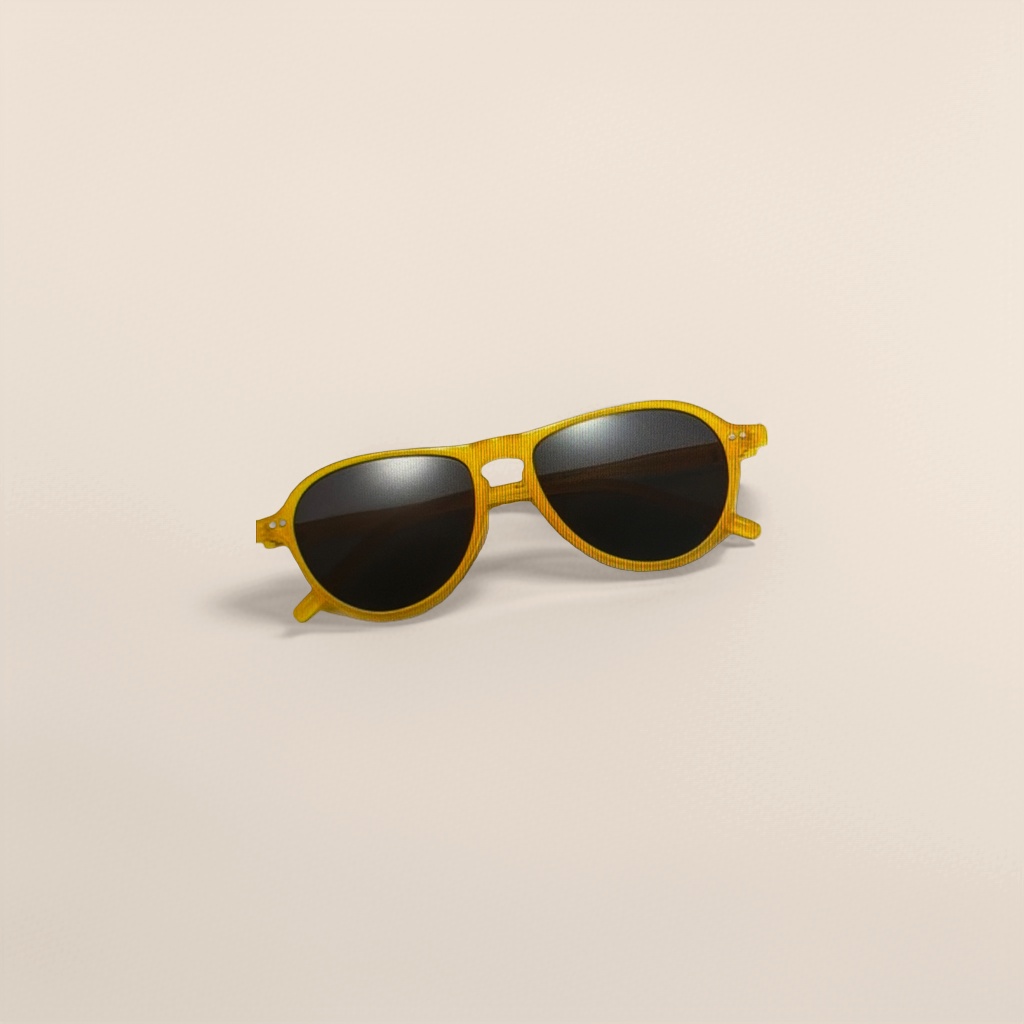 Yellow sunglasses, fashionable UV-resistant polarized sunglasses, suitable for both men and women, lightweight and comfortable Specification image