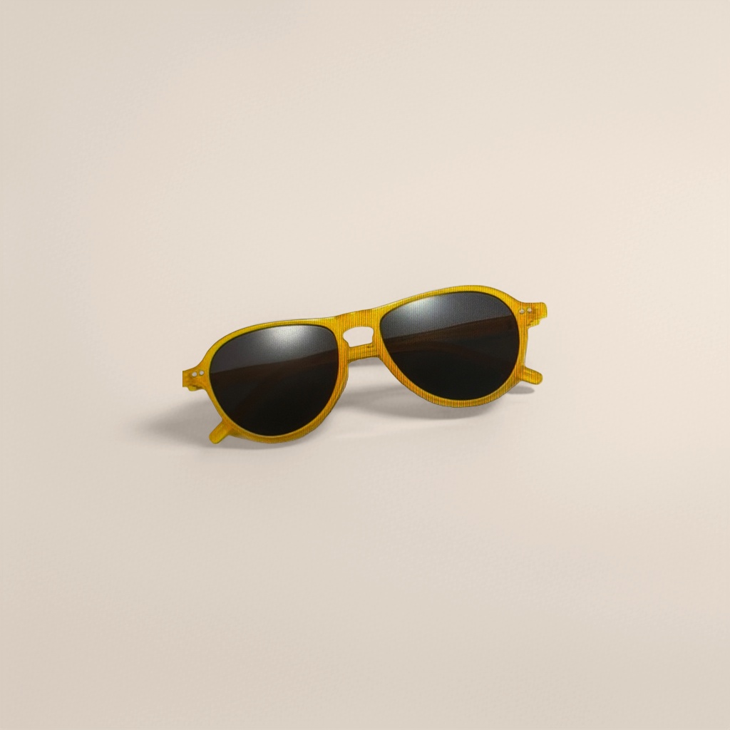 Yellow sunglasses, fashionable UV-resistant polarized sunglasses, suitable for both men and women, lightweight and comfortable