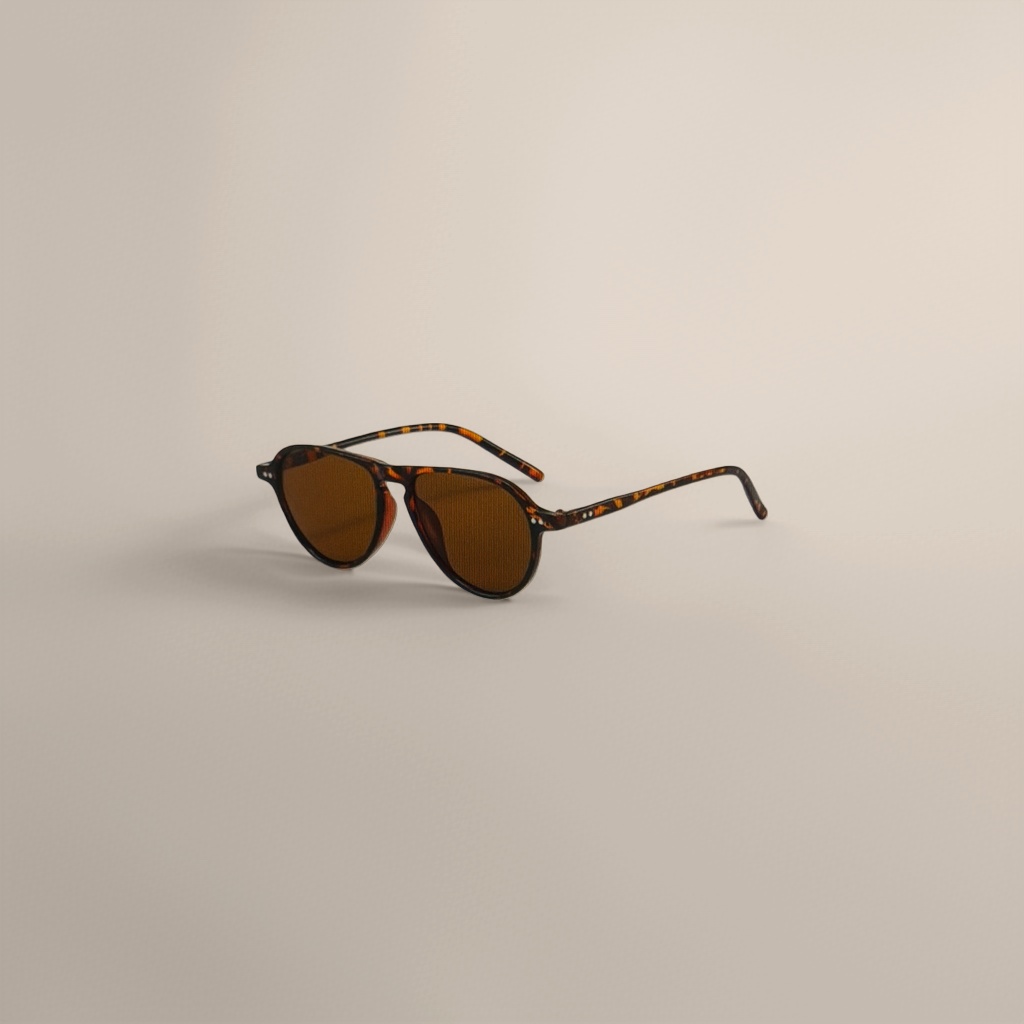 Tortoiseshell sunglasses, fashionable polarized sunglasses, suitable for both men and women, UV protection details Picture
