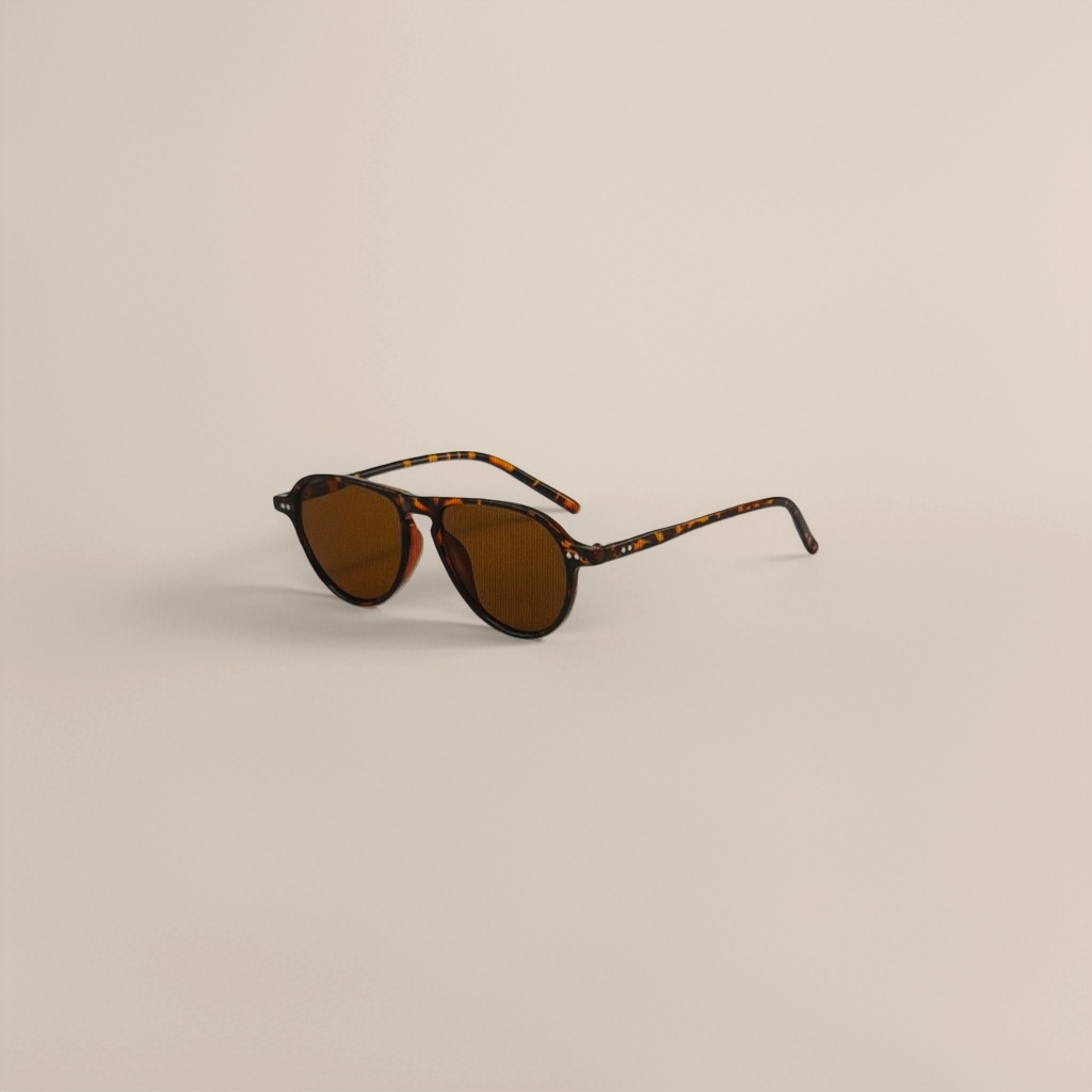 Tortoiseshell sunglasses, fashionable polarized sunglasses, suitable for both men and women, UV protection Specification image