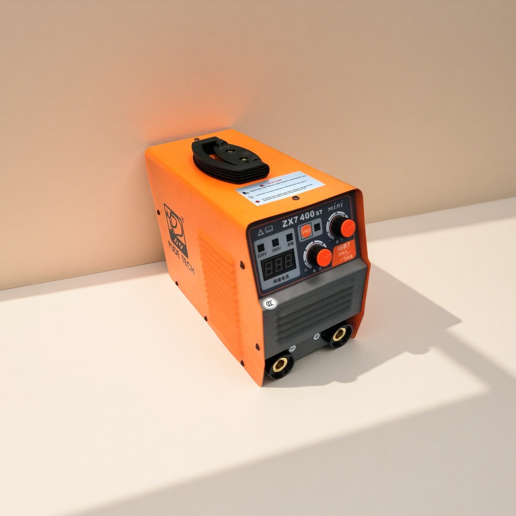 Orange electric welding machine, DC manual arc welding machine, 220V household, small and portable Specification image