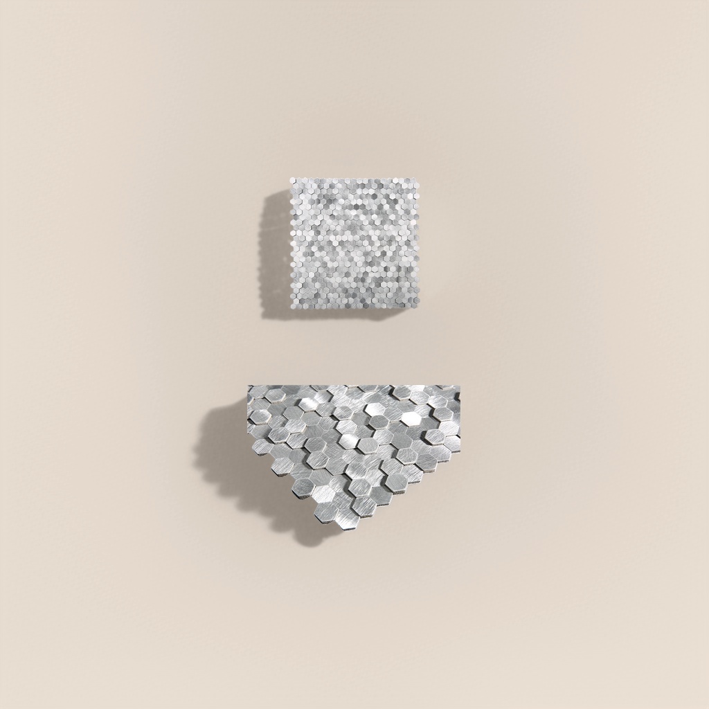 墙贴金属3D立体马赛克厨房卫生间瓷砖轻奢电视背景铝塑板自粘背胶 Application Scenario