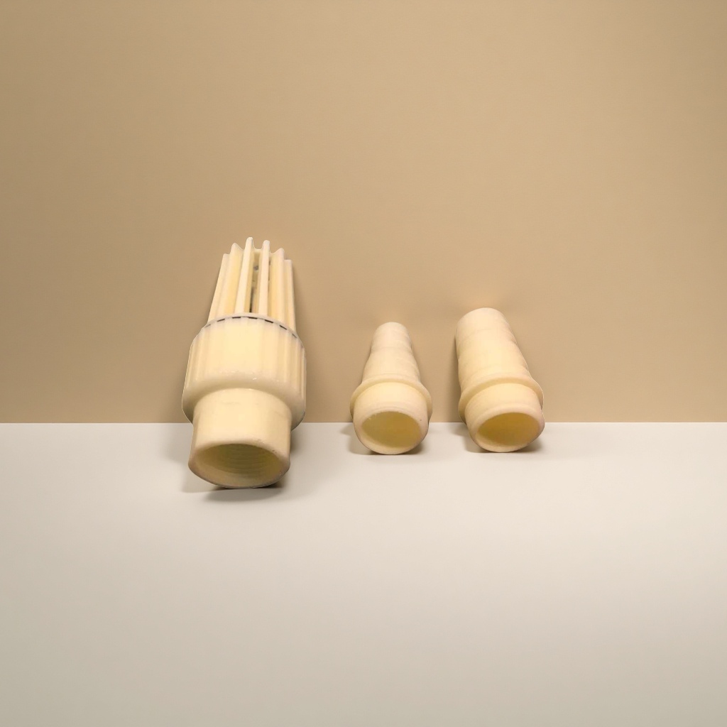 Off-white plastic pipe fitting combination set, made of PVC material, corrosion-resistant and universal details Picture